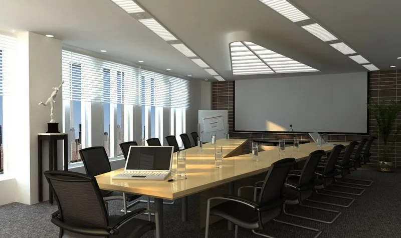 Tại Sao Bàn Họp Lớn Gỗ MDF Phủ Melamine Được Ưa Chuộng?