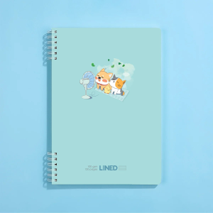 Sổ lò xo đường kẻ ngang 7mm A5