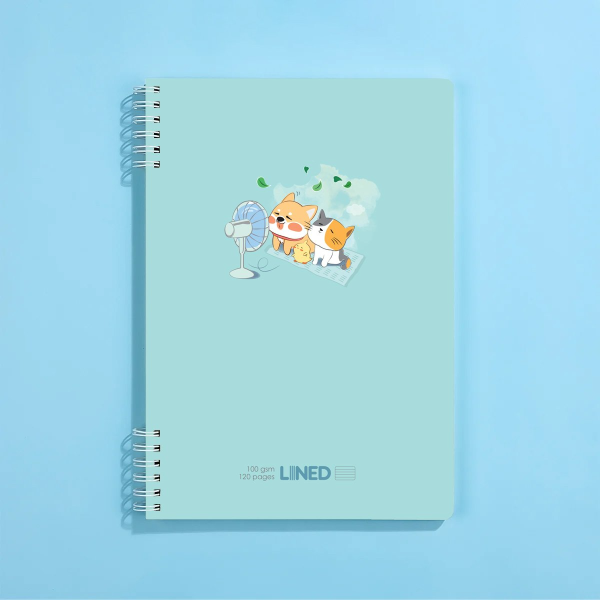 Sổ lò xo đường kẻ ngang 7mm A5